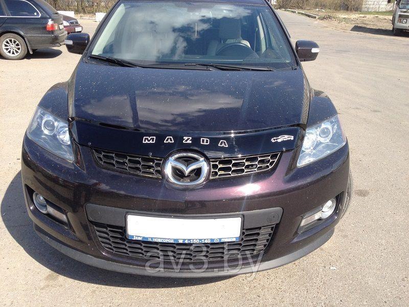 Дефлектор капота Mazda CX7 (2006-2012) [MZD33] VT52