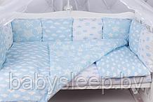 Бортики защита в детскую кроватку для новорожденных . подушечки