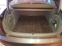Коврик в багажник Audi A4 B9 седан 2015- / Ауди А4 Б9 [71112] (Aileron)