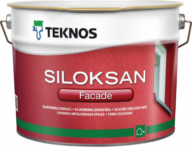 SILOKSAN FACADE Base 1 Cиликоно-эмульсионная краска 2,7л - фото 1 - id-p124371087