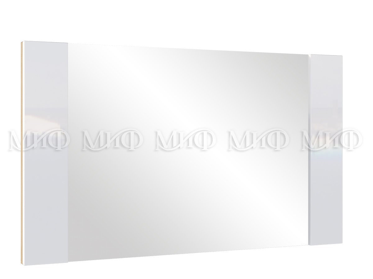 Зеркало Ким - Сонома / Белый глянец
