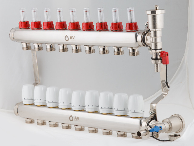 Коллекторная группа AVE136, 9 вых. AV Engineering - фото 1 - id-p124379343