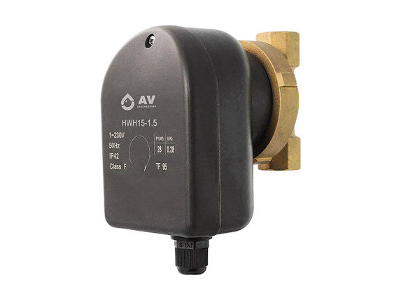 Насос циркуляционный для ГВС AVE-COMFORT-HWH15-1.5, AV Engineering (насос циркуляционный), фото 2