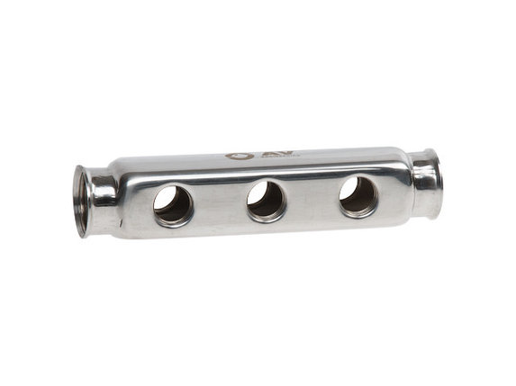 Коллектор 1/2" х 3 вых. двухсторонний, AV Engineering, фото 2