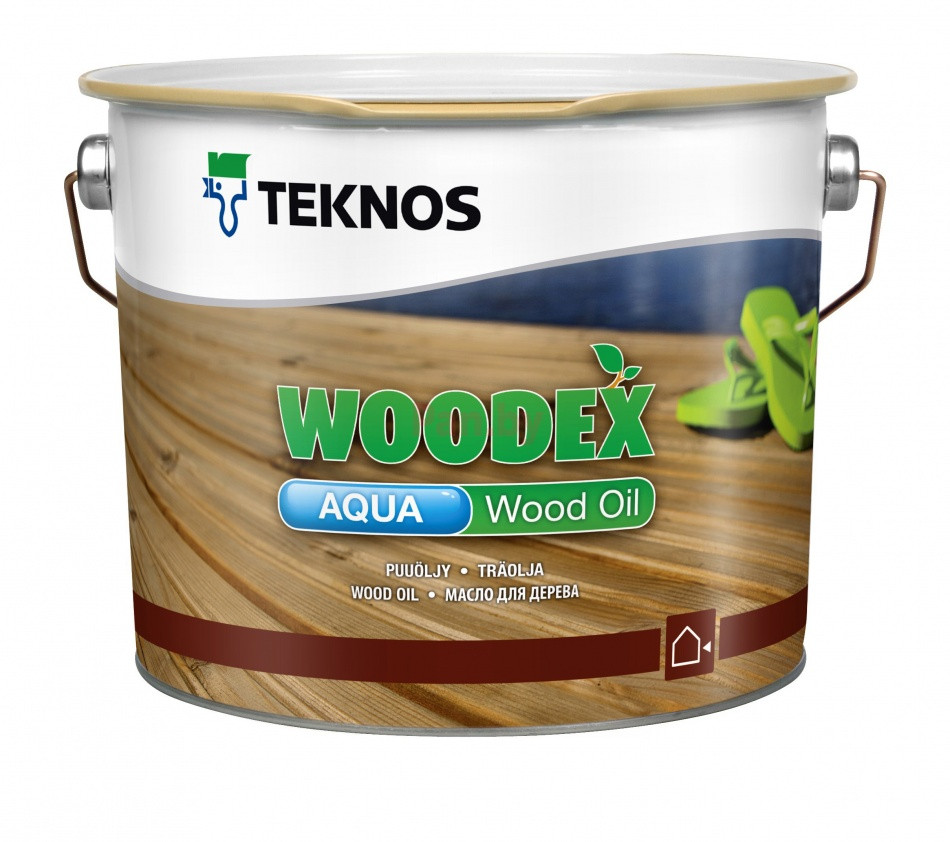 WOODEX AQUA WOOD OIL Масло для дерева 9л - фото 1 - id-p124385060
