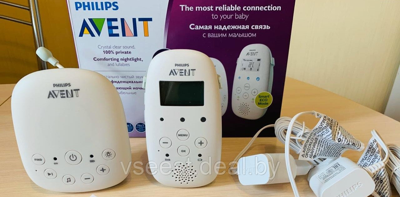 Цифровая радионяня DECT с ночником и колыбельными Philips Avent SCD711/52