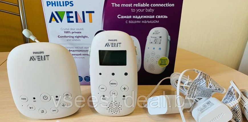 Цифровая радионяня DECT с ночником и колыбельными Philips Avent SCD711/52, фото 2