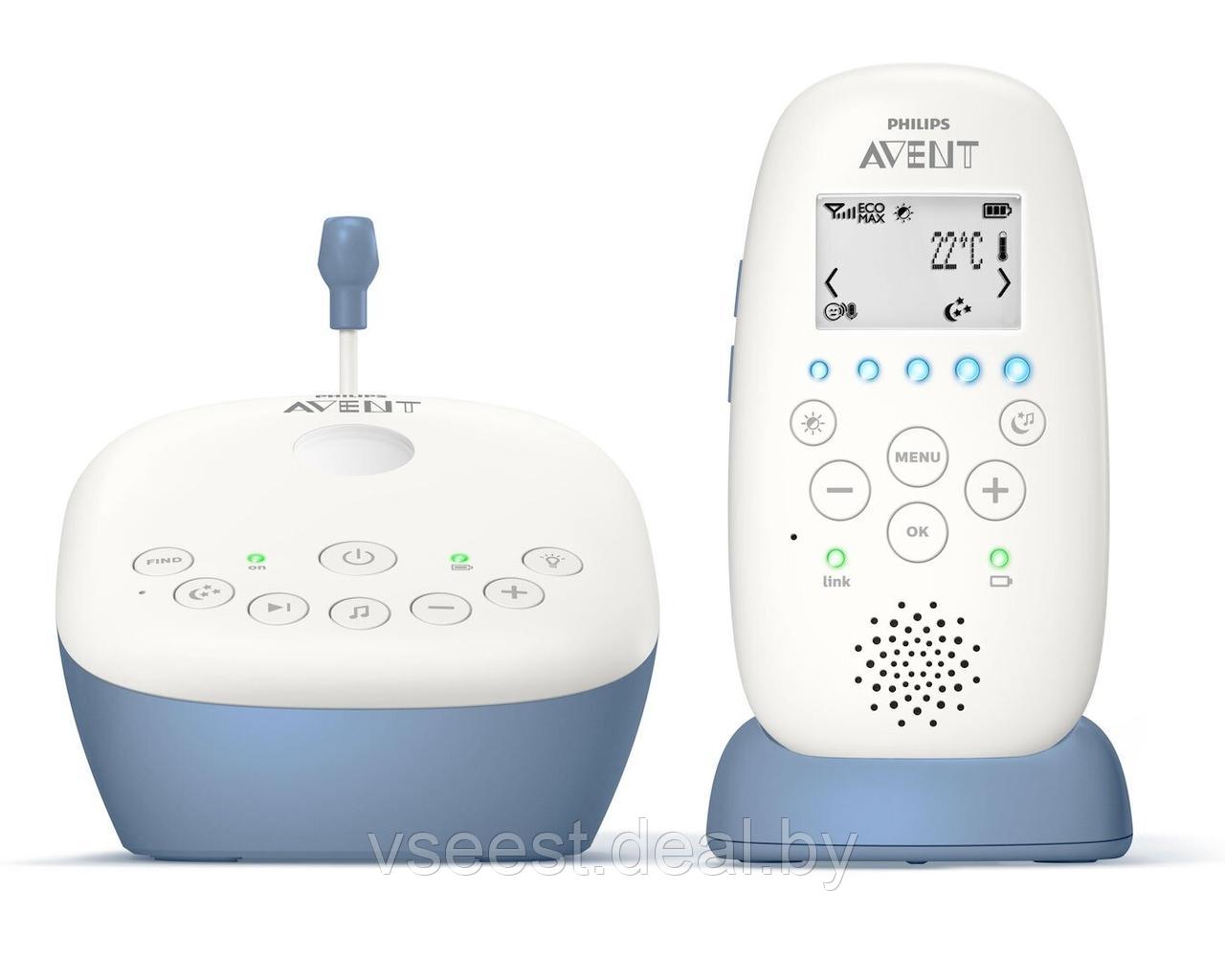 Цифровая радионяня DECT с ночником-проектором звездного неба Philips Avent SCD735/00 - фото 2 - id-p124397808