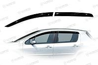 Ветровики Peugeot 307 седан/хетчбек 5d 2002-2008 / Пежо 307 (Cobra Tuning)