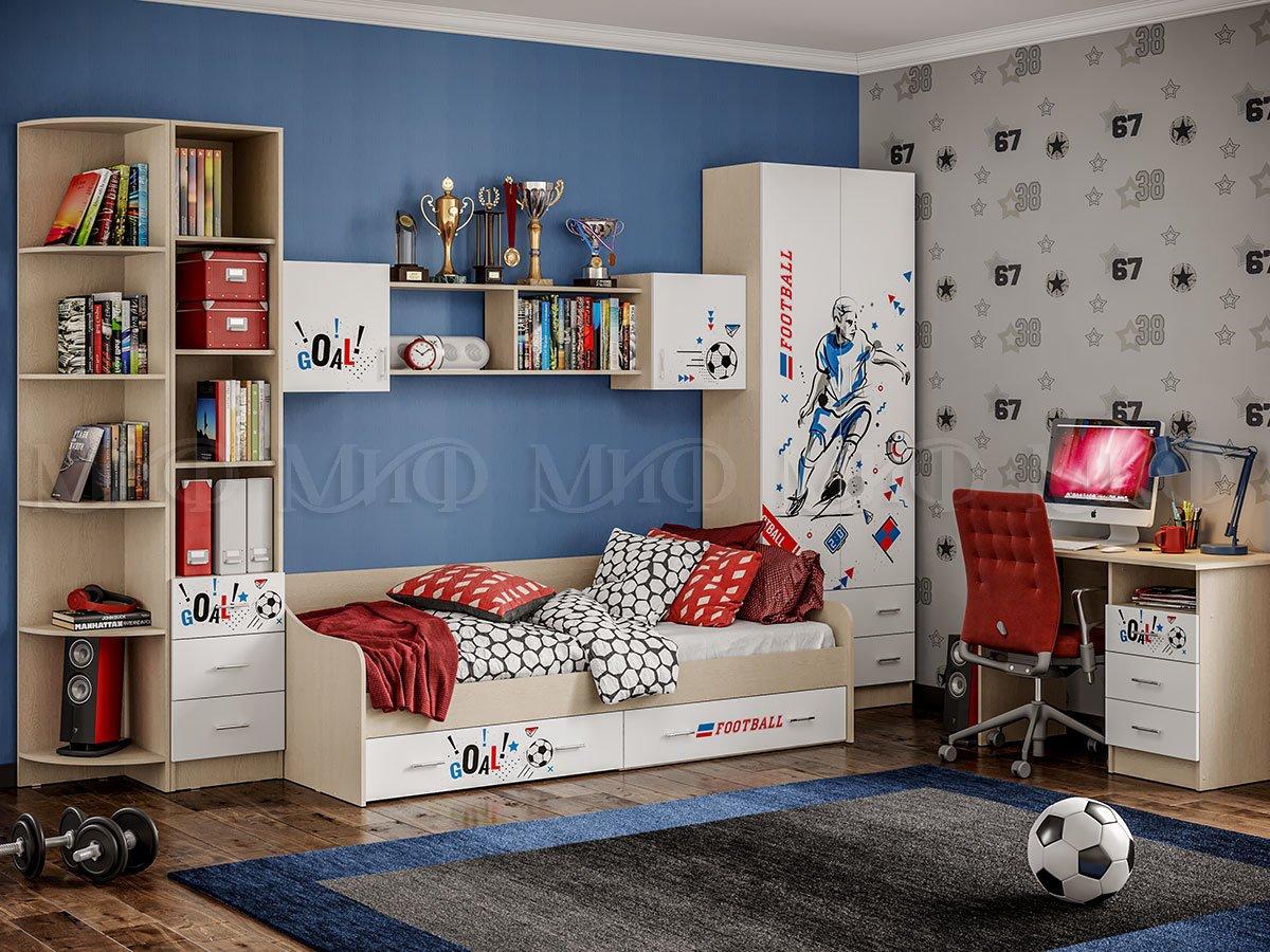 Мебель в детскую Вега NEW Girl (дуб беленый и белый глянец) фабрика Миф - фото 4 - id-p124445807