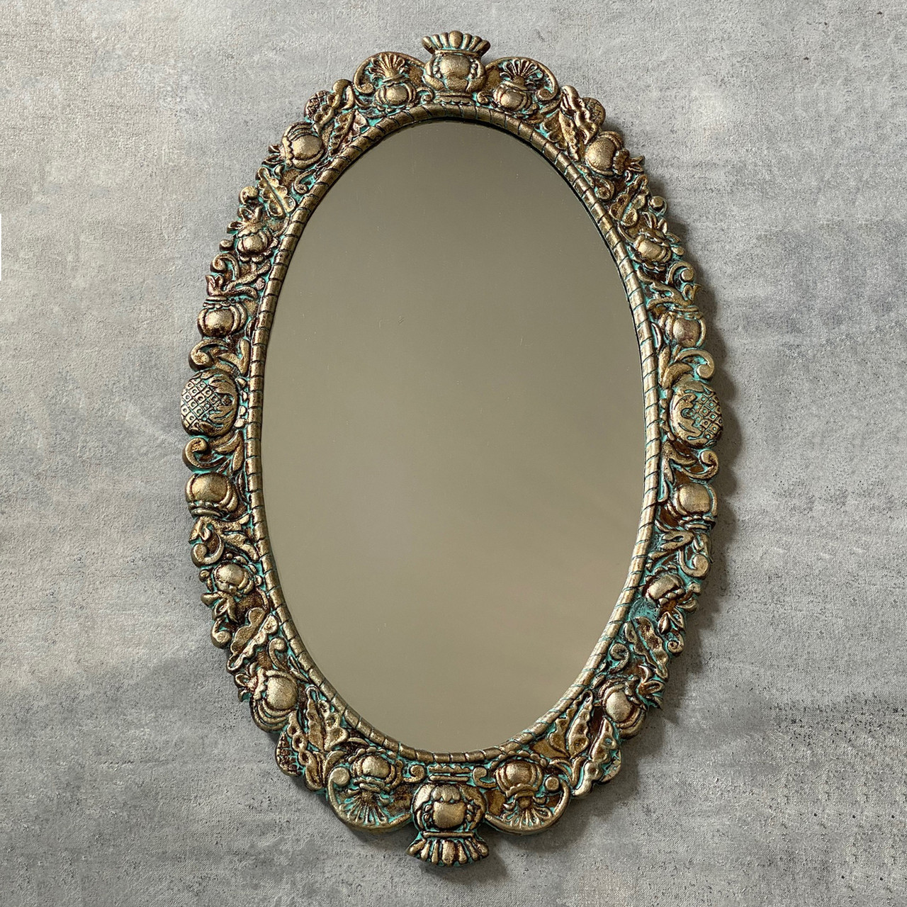 Зеркало настенное овальное Фруктовый букет - фото 3 - id-p124445867