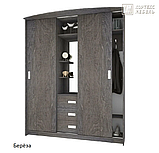 Шкаф Лагуна ШК 13  2-х дверный в прихожую с шуфлядами Кортекс-мебель, фото 4