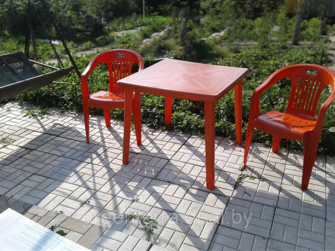 Набор садовой мебели «Комфорт-3» (квадратный стол) - фото 2 - id-p14293736