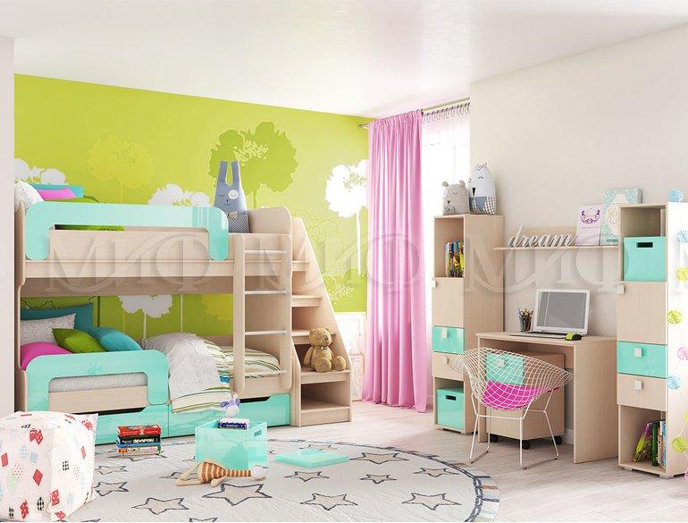 Детская комната Юниор 1 набор 2 (2 варианта цвета) фабрика Миф - фото 2 - id-p124453456