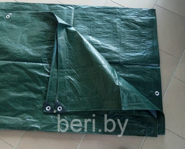 Тент туристический Tarpaulin (тарпаулин) 130г/м2 5х8 м, 2074500045081 - фото 3 - id-p124453964