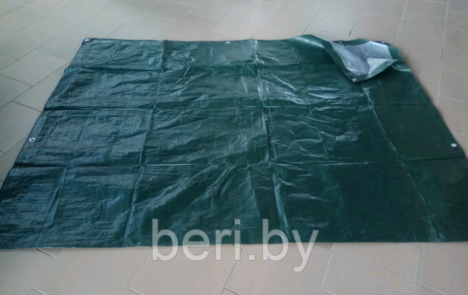 Тент туристический Tarpaulin (тарпаулин) 130г/м2 5х8 м, 2074500045081 - фото 6 - id-p124453964