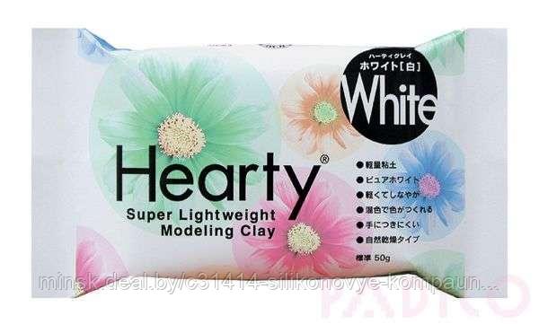 Зефирная глина Hearty белая 50 гр.