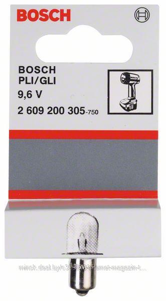 Лампа накаливания GLI/PLI 9,6 V BOSCH (2609200305)
