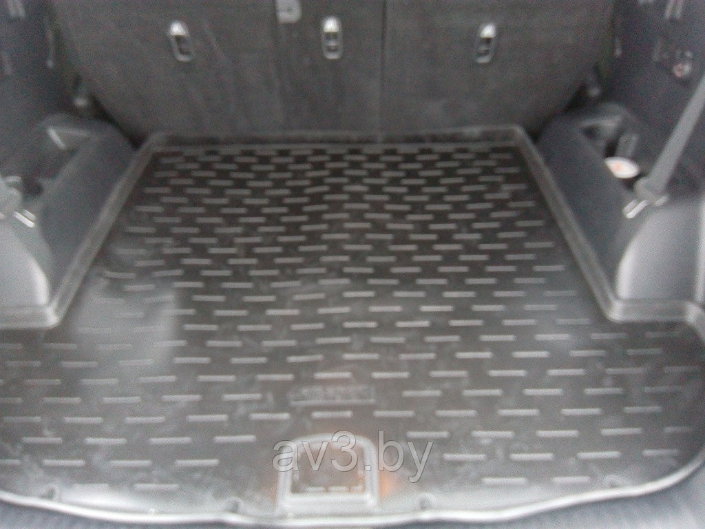 Коврик в багажник Kia Sorento Prime 2015-, 7 мест, слож. 3 ряд. [70853] (Aileron)
