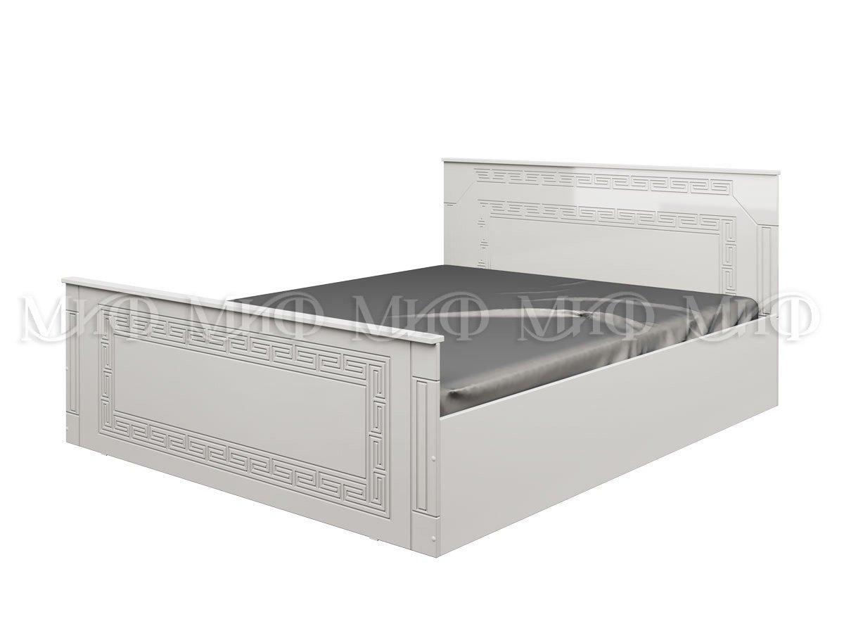 Кровать Афина 1 1600 (белая) фабрика Миф - фото 1 - id-p124473674