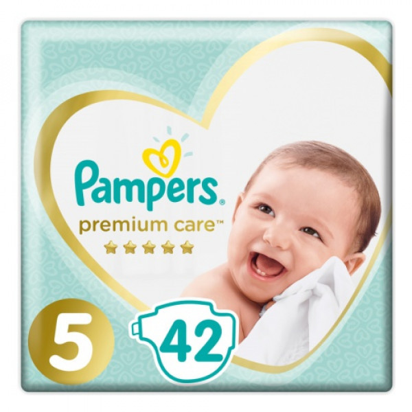 Подгузники Pampers Premium Care 5 (11+кг) 42шт - фото 1 - id-p124498763