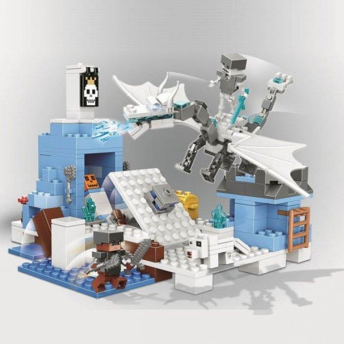 Конструктор Майнкрафт Нападение ледяного дракона Lari 11266 аналог Лего s - фото 3 - id-p124502851