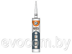 Герметик акриловый P PLUS Acryl (бел.) 280мл