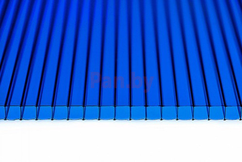 Поликарбонат сотовый Sotalux Синий 6000*2100*6 мм, 0,77 кг/м2 - фото 1 - id-p124512017