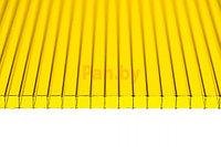 Поликарбонат сотовый Sotalux Желтый 6000*2100*6 мм, 0,77 кг/м2