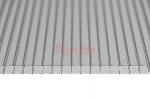 Поликарбонат сотовый Sotalux Серебро 6000*2100*6 мм, 0,77 кг/м2 - фото 1 - id-p124512023