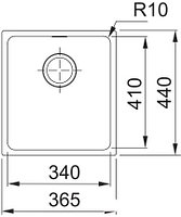 Кухонная мойка Franke Sirius SID 110-34 (серый)