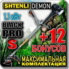 Бензокоса (триммер, мотокоса) Shtenli Demon Black PRO S 1.1 кВт + БОНУСЫ