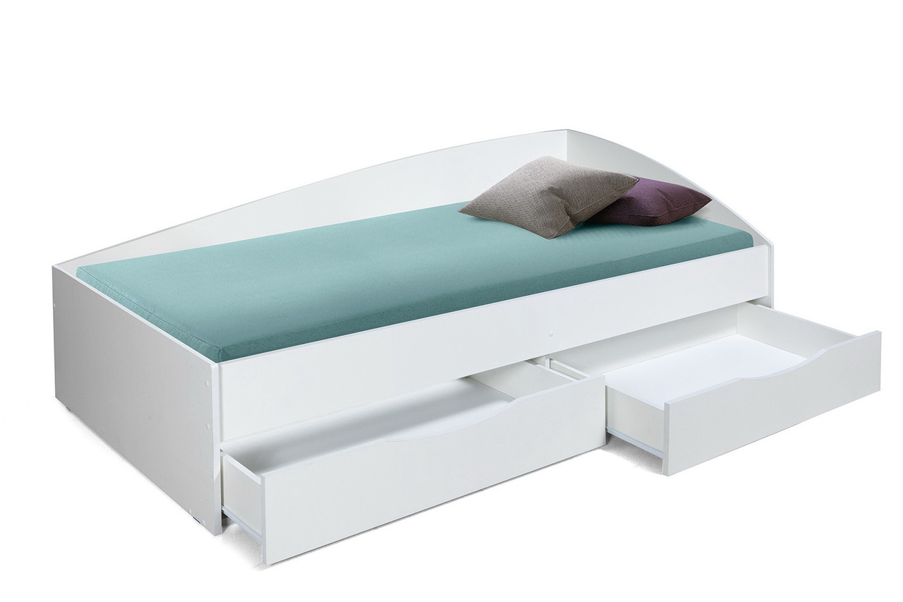 Кровать с ящиками "Фея 3" 80х190 (венге/дуб беленый) - фото 4 - id-p124537150