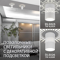 Новинка! Дизайнерские светильники с подсветкой DLS025 и DLS026 Elektrostandard