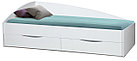 Кровать с ящиками "Фея 3" 80х190 (вудлайн кремовый/баклажан), фото 6