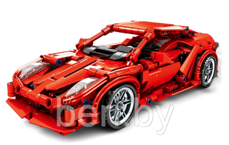 701501 Конструктор Sembo Technique "Ferrari FRR-458", аналог Lego Technic, 603 детали - фото 3 - id-p124549174