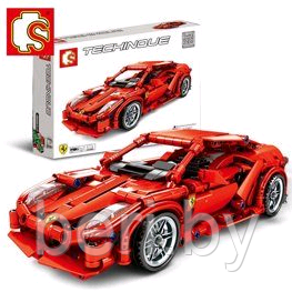 701501 Конструктор Sembo Technique "Ferrari FRR-458", аналог Lego Technic, 603 детали