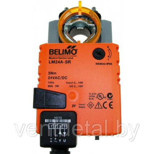 Электропривод Belimo NM24A-SR - фото 2 - id-p8161089