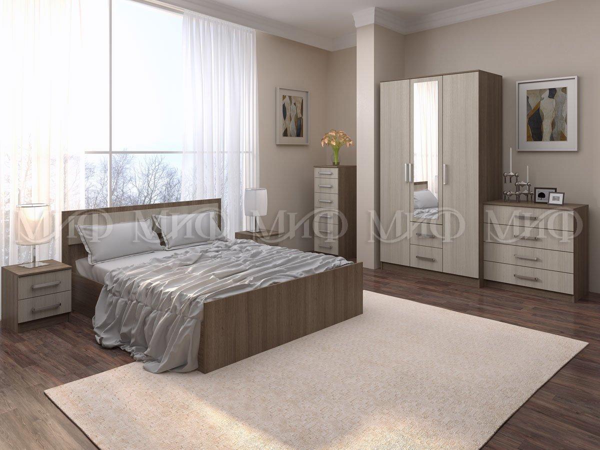 Спальня Фиеста набор 2 (2 варианта цвета) фабрика Миф - фото 1 - id-p124552244