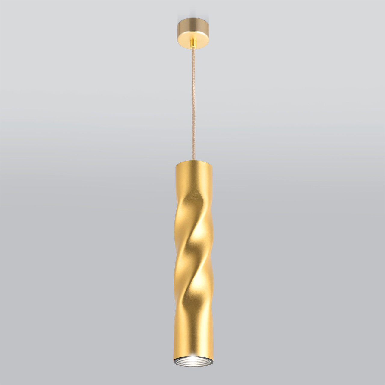 Светодиодный подвесной светильник 50136/1 LED золото Scroll Eurosvet