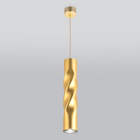 Светодиодный подвесной светильник 50136/1 LED золото Scroll Eurosvet, фото 2