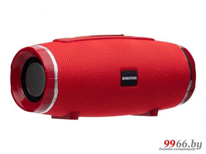 Беспроводная портативная переносная блютуз мини колонка Borofone BR3 красная Bluetooth акустика для телефона