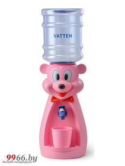 Детский кулер для воды Vatten Kids Mouse розовый 4727 настольный со стаканчиком диспенсер водораздатчик