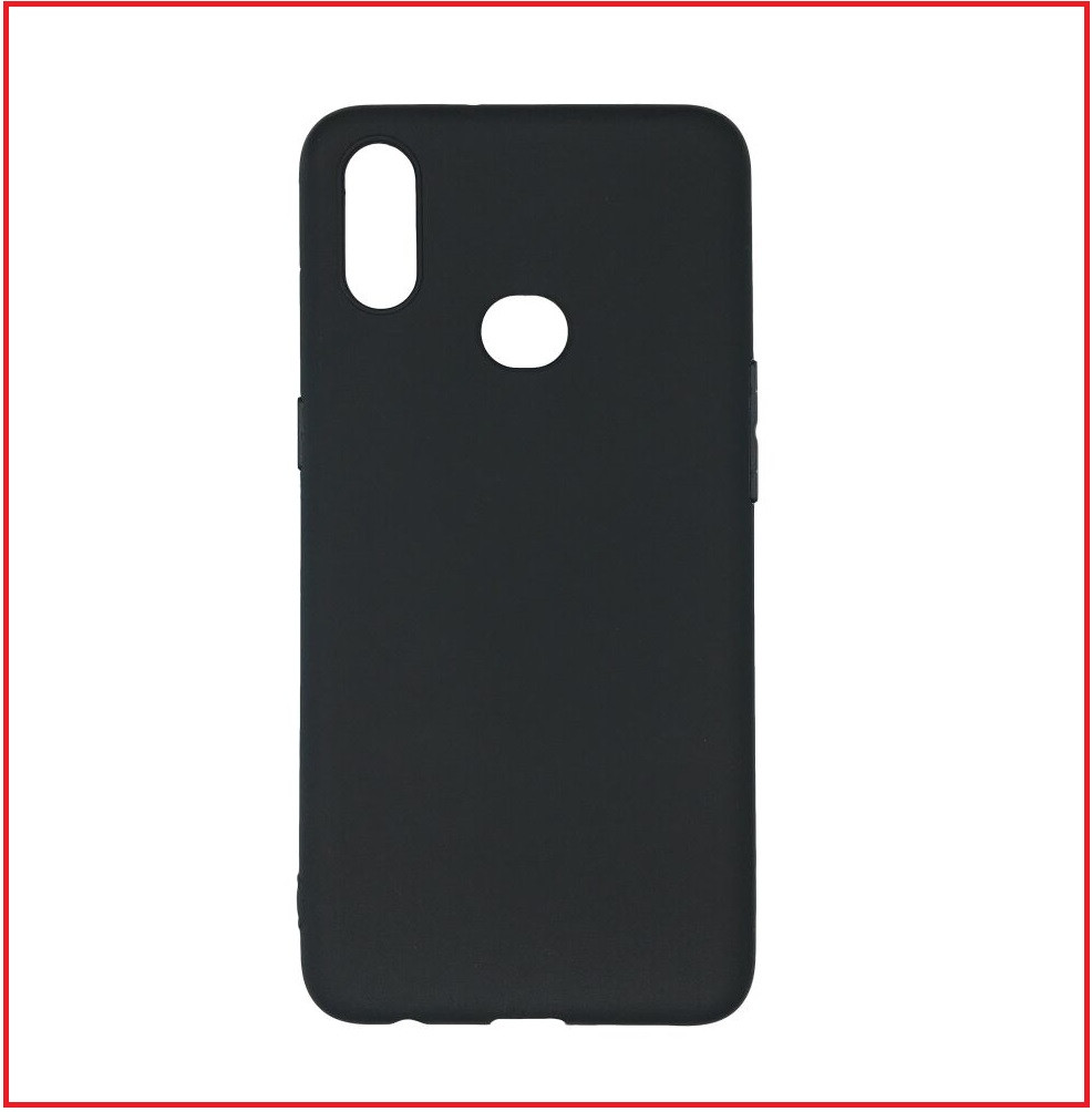 Чехол-накладка для Samsung Galaxy A10s (силикон) черный