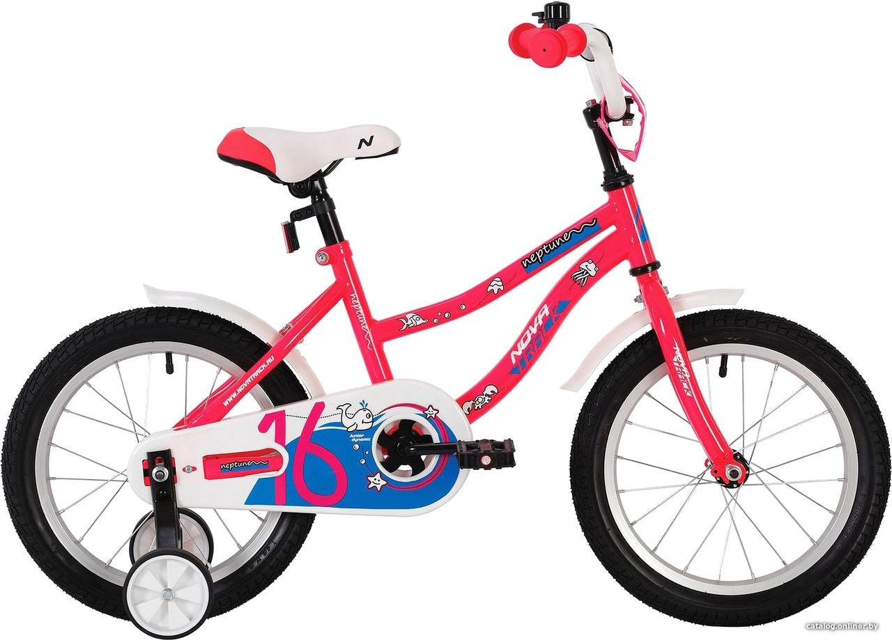 Велосипед детский Novatrack Neptune 16 розовый - фото 1 - id-p124560815