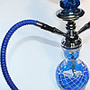 Кальян  HOOKAH "Ромб" 1 трубка (45см.)(Цвет синий), фото 2