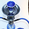 Кальян  HOOKAH "Ромб" 1 трубка (45см.)(Цвет синий), фото 3
