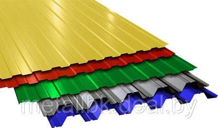 Профнастил на забор, профнастил на кровлю, металлопрофиль цветной,