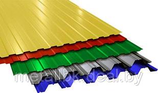 Профнастил на забор, профнастил на кровлю, металлопрофиль цветной,