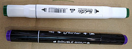 Арт Маркеры двухсторонние нумерованные для скетчинга Touch Brush 48 шт увеличенный объем маркеров